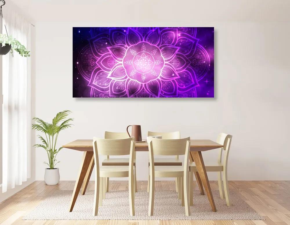 Εικόνα Mandala με φόντο γαλαξία - 100x50