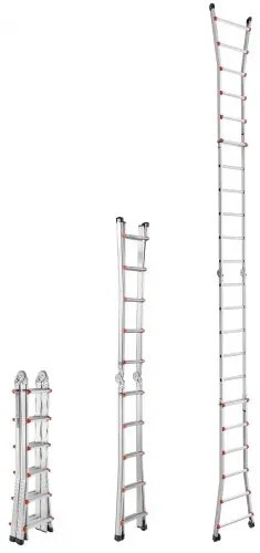 VEVOR Telescoping Ladder A Frame 20 FT Extension Multi-Function for Homework