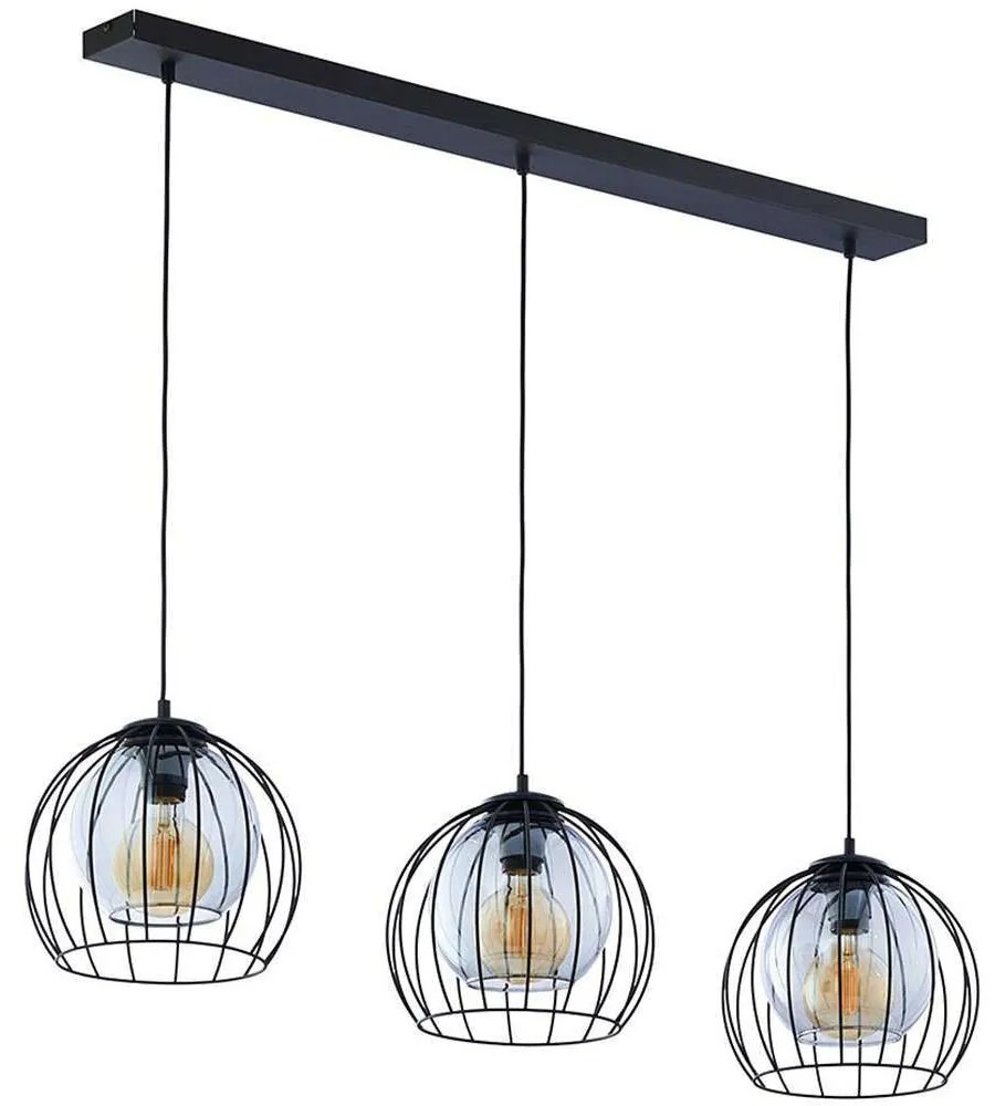 Φωτιστικό Οροφής Universo 4483 3xΕ27 15W 111x165cm Black TK Lighting