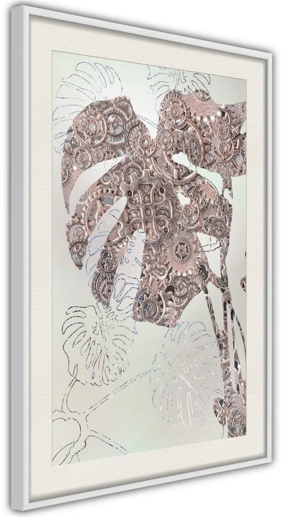 Αφίσα - Ornamented Monstera - 20x30 - Χρυσό - Χωρίς πασπαρτού