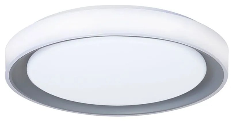 Φωτιστικό Οροφής - Πλαφονιέρα Tania 4298800 LED 25W 3000K/4000K/6000K 2070Lm 39,5x7,5cm Grey-White Viokef
