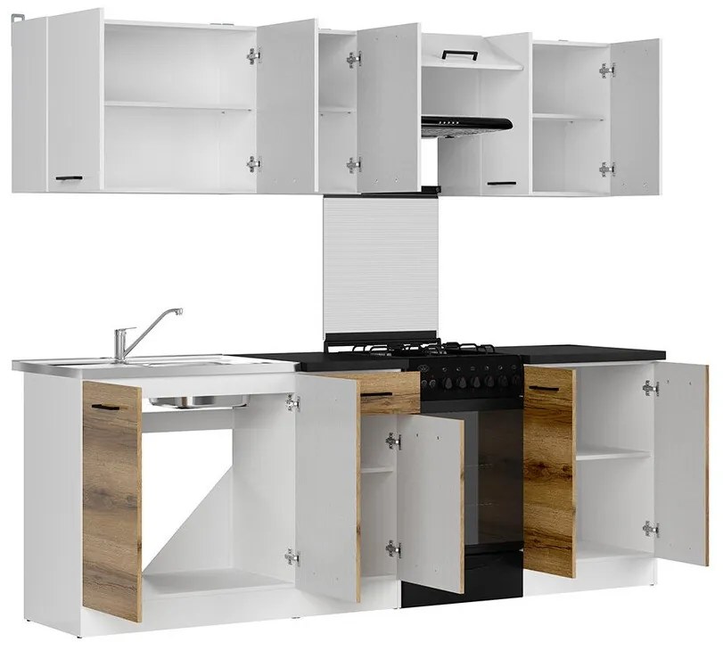 Σετ κουζίνας Econ plus 120, 230x60cm, Πάγκος, Πλαστικοποιημένη μοριοσανίδα