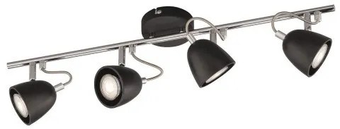 Σποτ Φωτιστικό Οροφής Μαύρο Gemma 820082 Fischer Honsel-820082-Μαύρο 820082