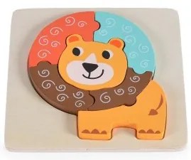 Ξύλινο παζλ Moni Lion Chunky Wooden Puzzle 039 3800146222482
