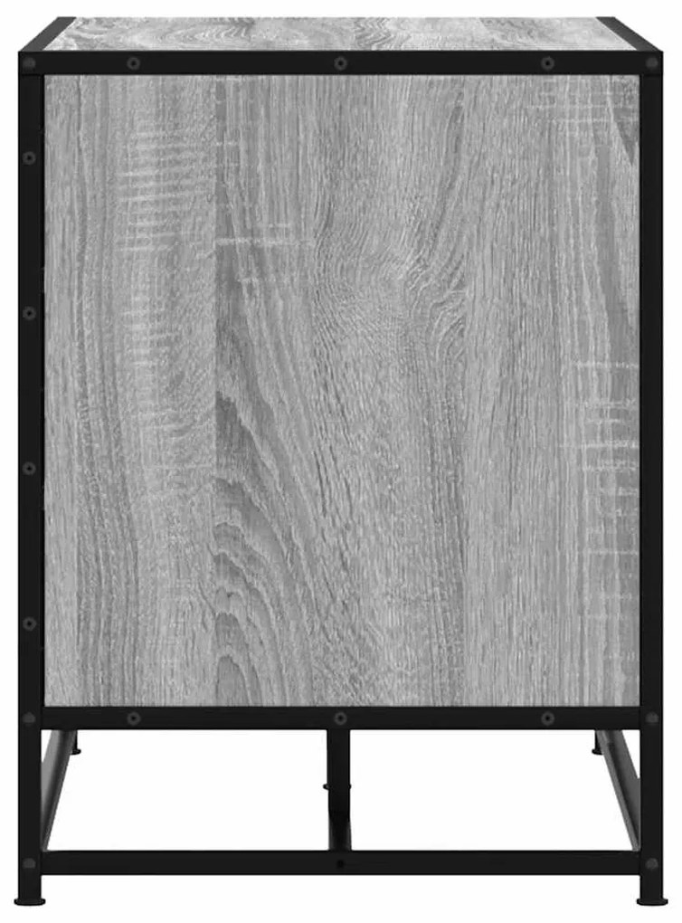 Παπουτσοθήκη Γκρι Sonoma 102x35x55 εκ. από Επεξεργασμένο Ξύλο - Γκρι