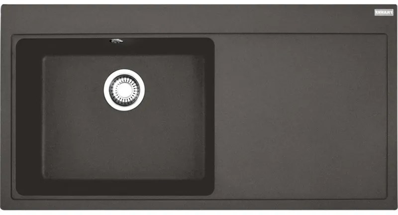 Franke Mythos MTG 611-100 Ένθετος Γρανιτένιος Νεροχύτης με δεξιά ποδιά 60cm Slate Grey