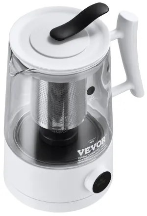 VEVOR Hydrogen Water Pitcher Generator, 1.5 L / 52.8 oz Large Capacity Hydrogen Generator Water Kettle, SPE and PEM Technology, Hydrogen Rich Water Ionizer Machine for Brewing Coffee or Tea