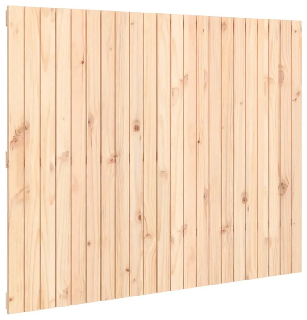 vidaXL Κεφαλάρι Τοίχου 140x3x110 εκ. από Μασίφ Ξύλο Πεύκου