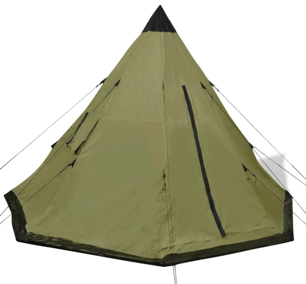 vidaXL Σκηνή 4 Ατόμων Πράσινη