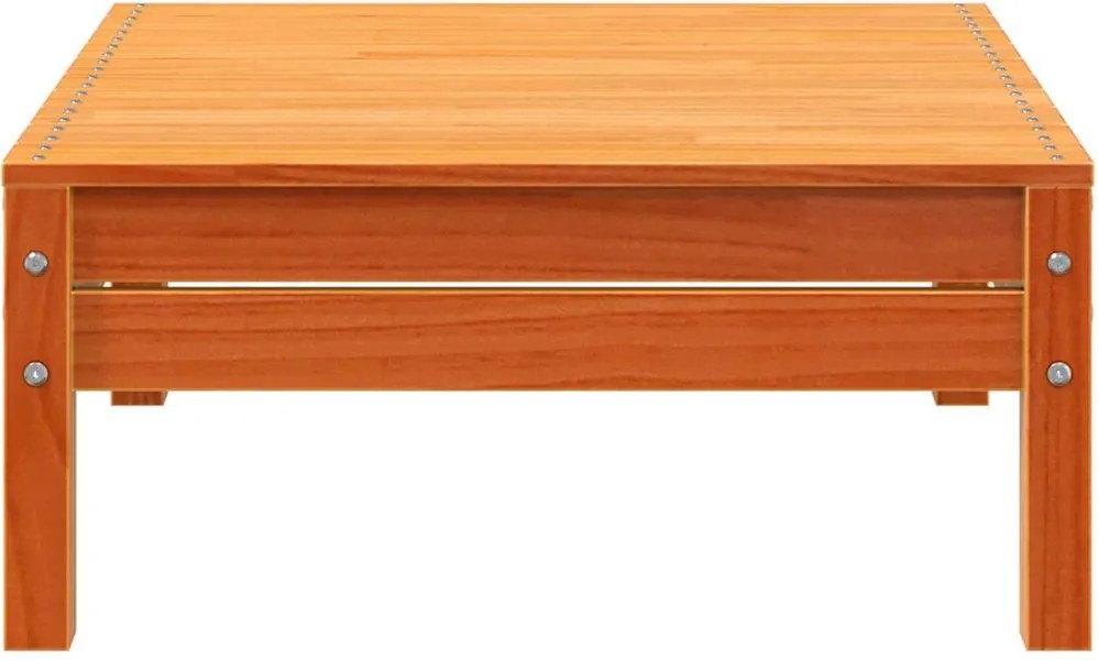 vidaXL Corner Sofa Solid pine wood Κερί Παλαίωσης Standard