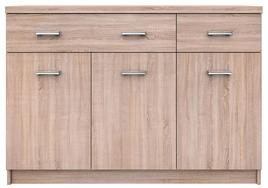 Top Mix Μπουφές 120x33x85cm Sonoma - TO-TOP3D2S - TO-TOP3D2S