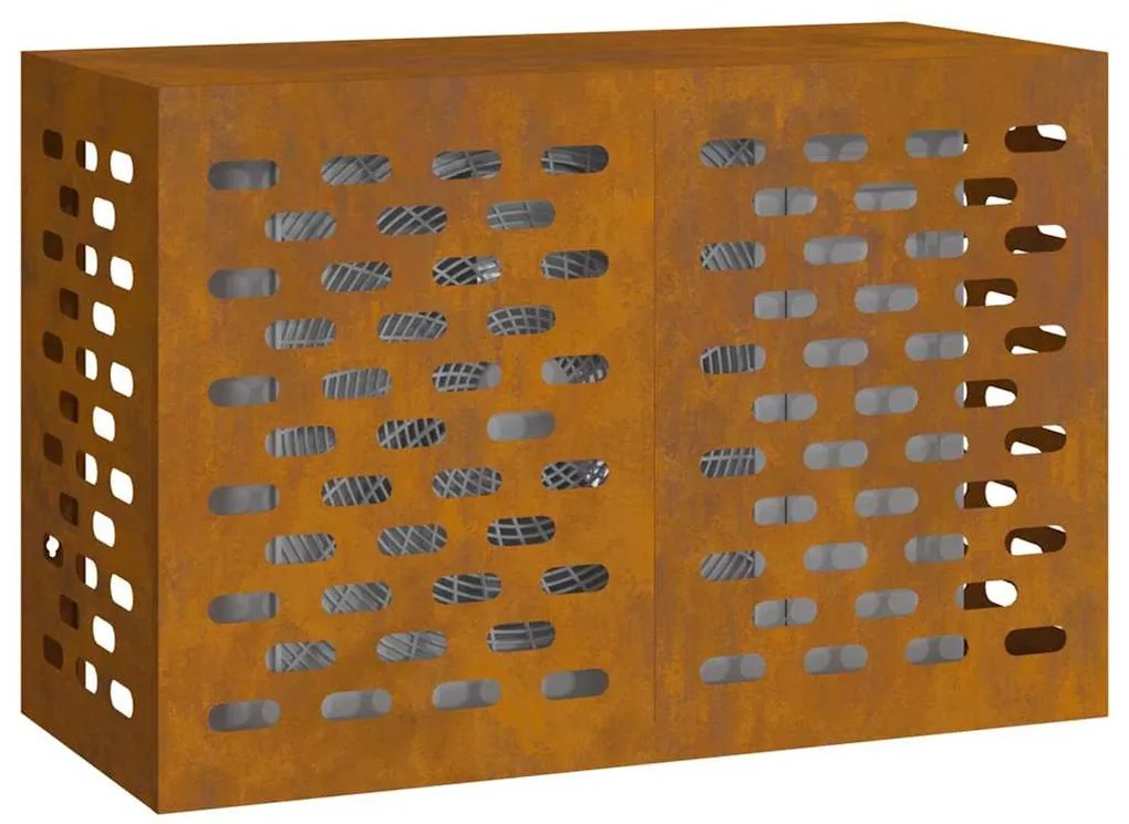 vidaXL Κάλυμμα κλιματιστικού Σκ rusty 90 x 40 x 60 εκ