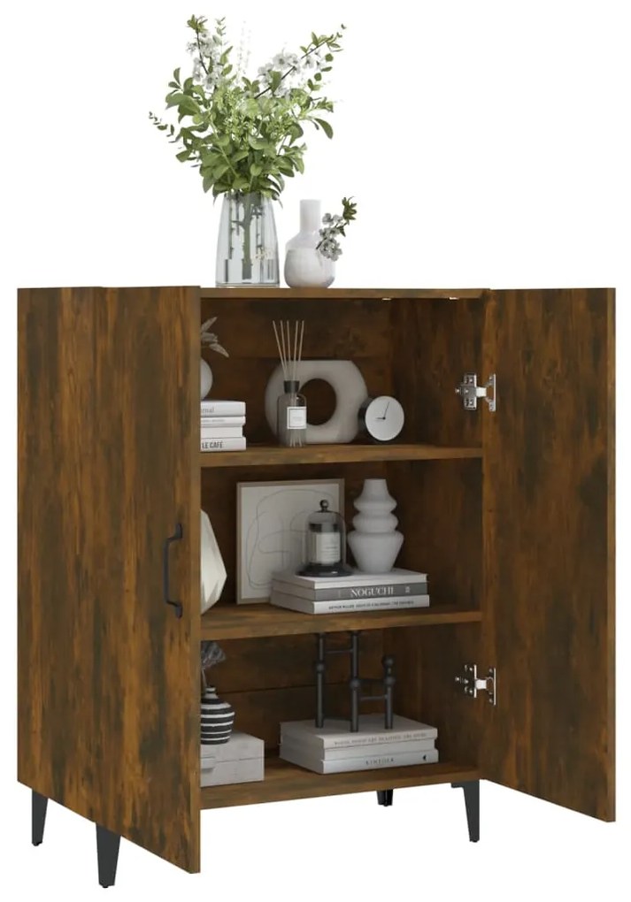 vidaXL Ντουλάπι Καπνιστή Δρυς 70 x 34 x 90 εκ. Επεξεργασμένο Ξύλο