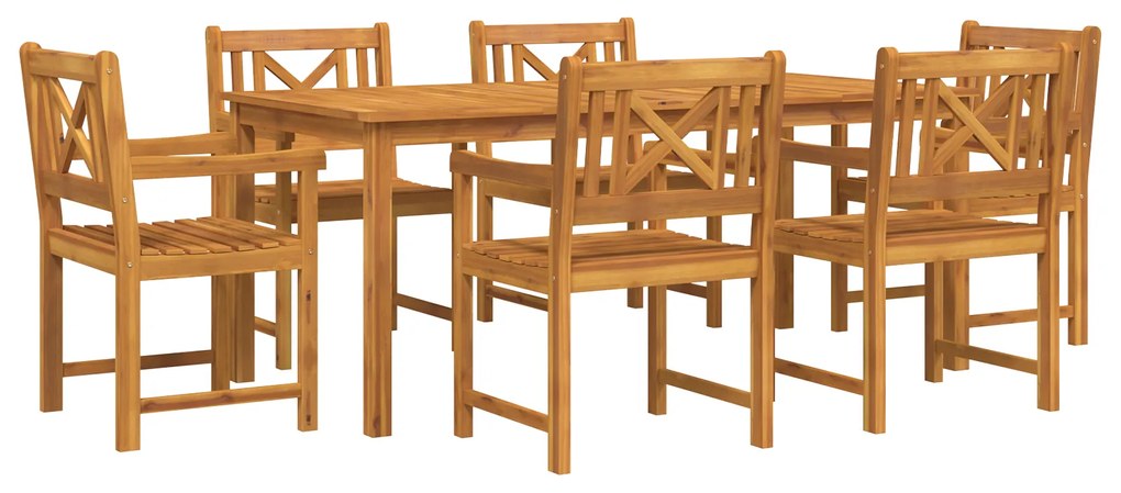 vidaXL Καρέκλες κήπου 2 τεμάχια, 56x56x90 εκ, από στερεό ξύλο ακακίας.