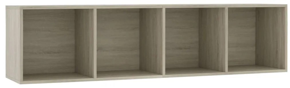 vidaXL Βιβλιοθήκη/Έπιπλο Τηλεόρασης Sonoma Δρυς 143 x 30 x 36 εκ.
