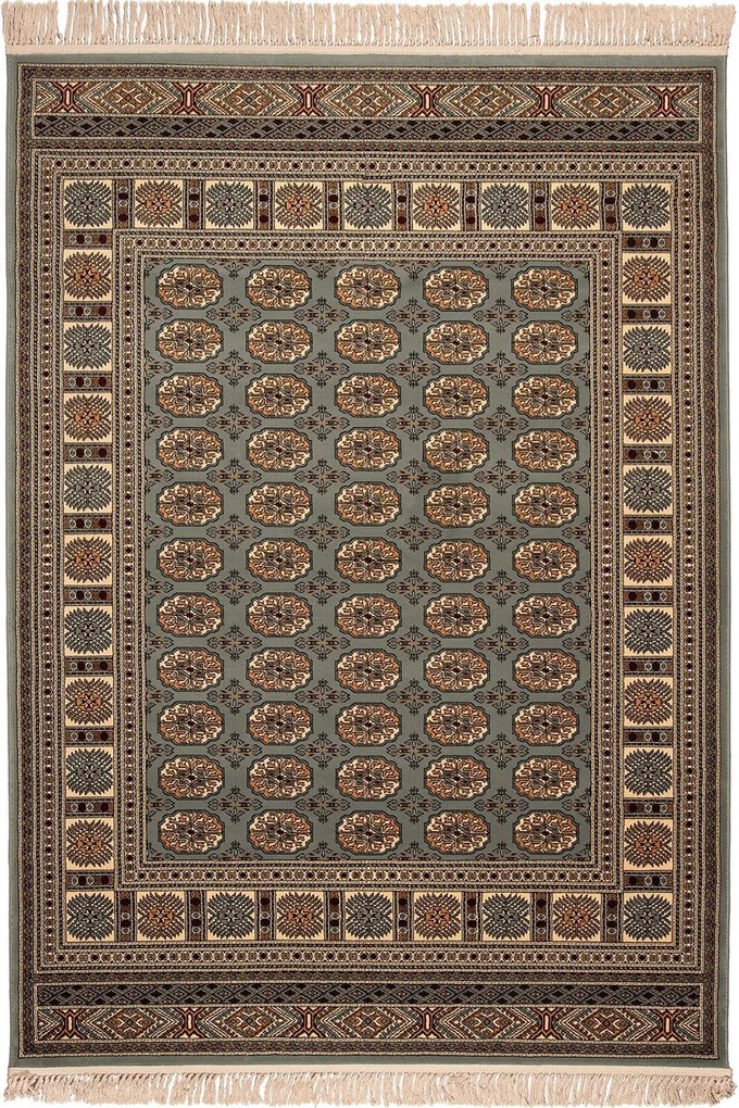 Χαλί Isfahan 5602A Blue-Cream Βιοκαρπέτ 133X190cm