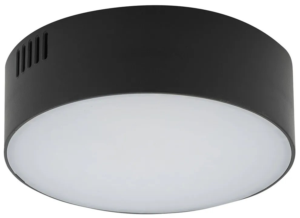 Φωτιστικό Οροφής - Πλαφονιέρα Lid Round 10415 11x4cm 15W 4000K 1300lm Led Black-White Nowodvorski