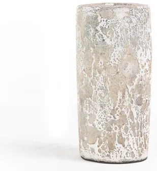 Κεραμικό Κηροπήγιο Slind White Classic Small (11x11x20) Soulworks 0630068