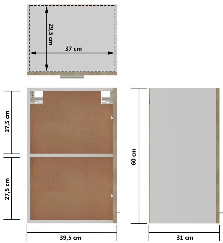 ΝΤΟΥΛΑΠΙ ΚΡΕΜΑΣΤΟ SONOMA ΔΡΥΣ 39,5X31X60 ΕΚ. ΑΠΟ ΜΟΡΙΟΣΑΝΙΔΑ 801255