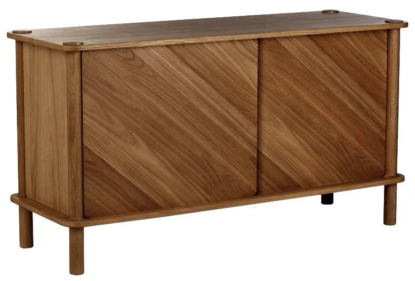 Μπουφές Italic D.Oak Doors 5719C5719-1 135x48x73.4cm Dark Oak Natural