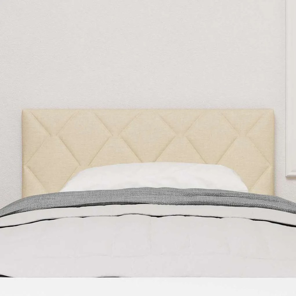 vidaXL Υφασμάτινο Κεφαλάρι Geometric με κεφαλάρι Κρεμ 100 cm ύφασμα