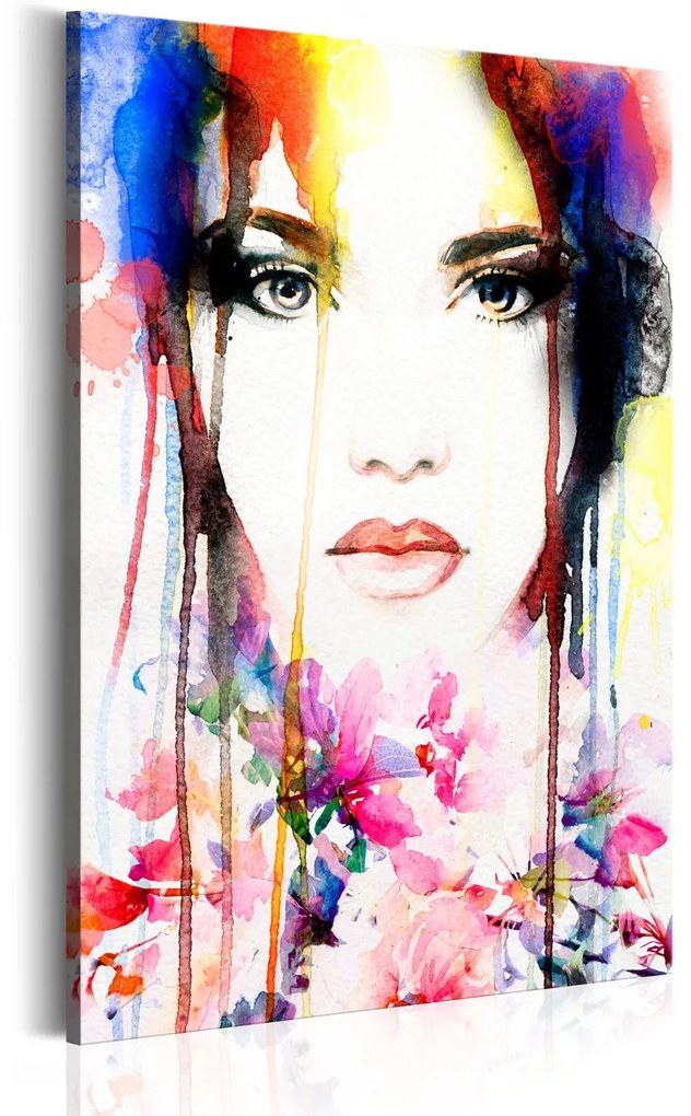 Πίνακας - Colourful Lady 40x60