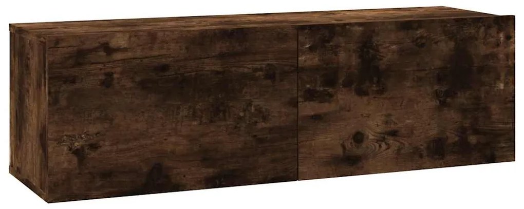 vidaXL Έπιπλο Τηλεόρασης Τοίχου Καπνιστή Δρυς 100x30x30 εκ. Επεξ. Ξύλο