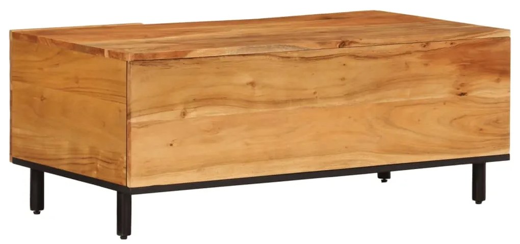 vidaXL Τραπεζάκι Σαλονιού 100 x 54 x 40 εκ. από Μασίφ Ξύλο Ακακίας