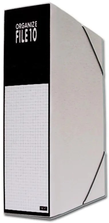 Next κουτί αρχειοθέτησης λευκό μαύρο Υ36x27x10εκ.  τμχ.