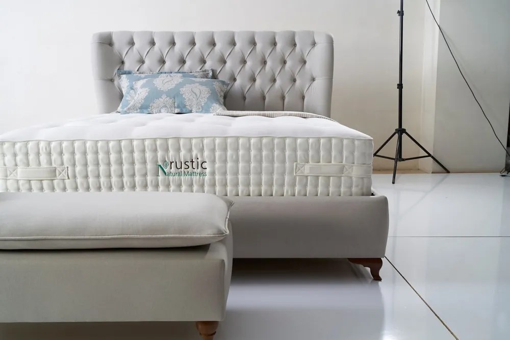 Κρεβάτι Rustic με Αποθηκευτικό Χώρο - 90x190cm