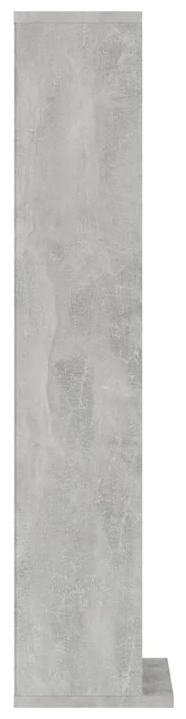 Έπιπλο για CD Γκρι Σκυροδέματος 21x20x88 εκ. Επεξεργασμένο Ξύλο 800355