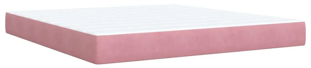 ΚΡΕΒΑΤΙ BOXSPRING ΜΕ ΣΤΡΩΜΑ ΡΟΖ 180X200 ΕΚ. ΒΕΛΟΥΔΙΝΟ 3290117