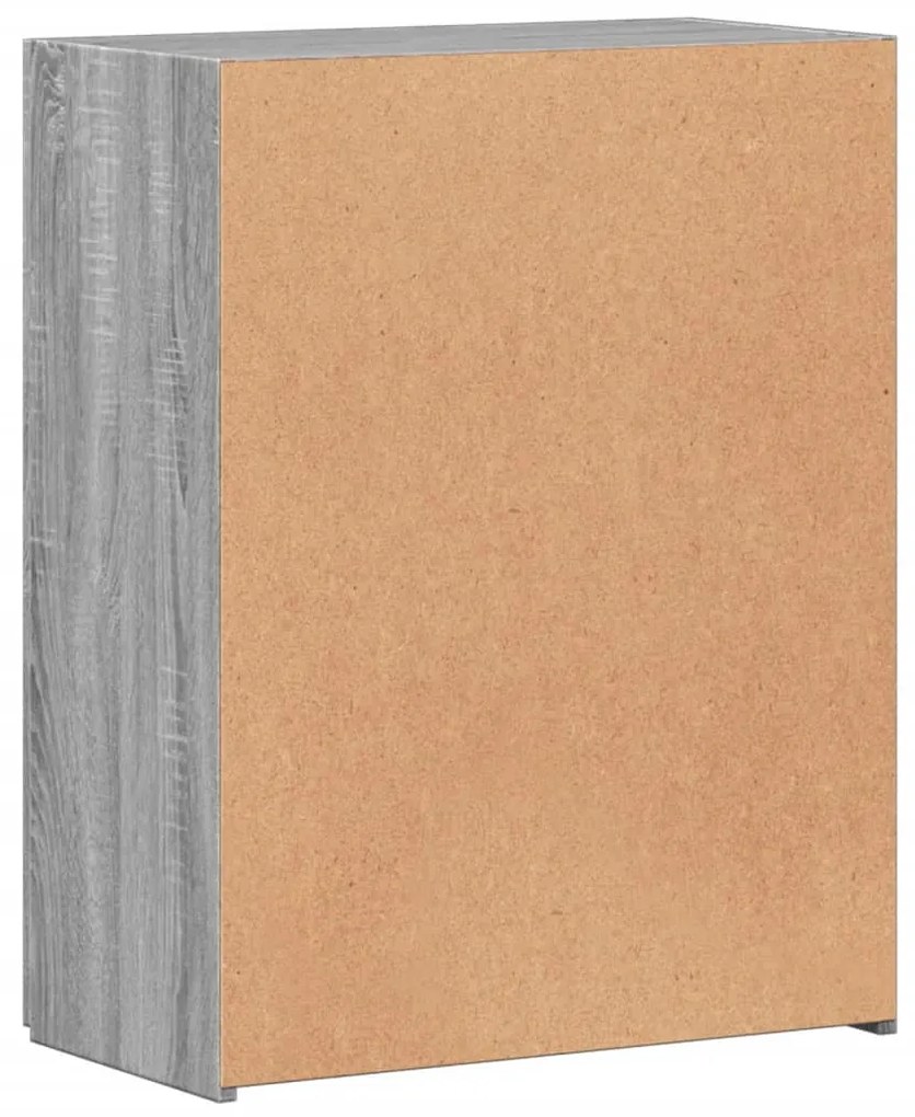 vidaXL Αρχειοθήκη Γκρι Sonoma 60x32x77,5 εκ. από Επεξεργασμένο Ξύλο