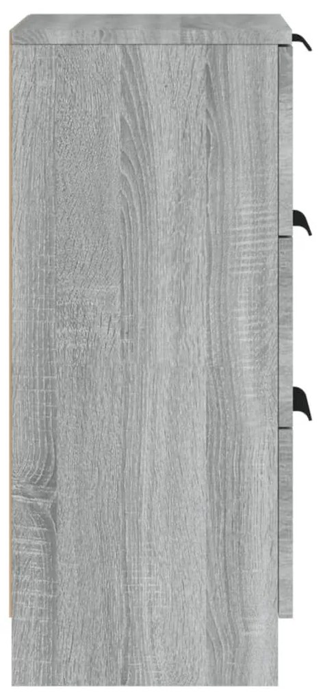 Ντουλάπι Γκρι Sonoma 30x30x70 εκ. από Επεξεργασμένο Ξύλο - Γκρι