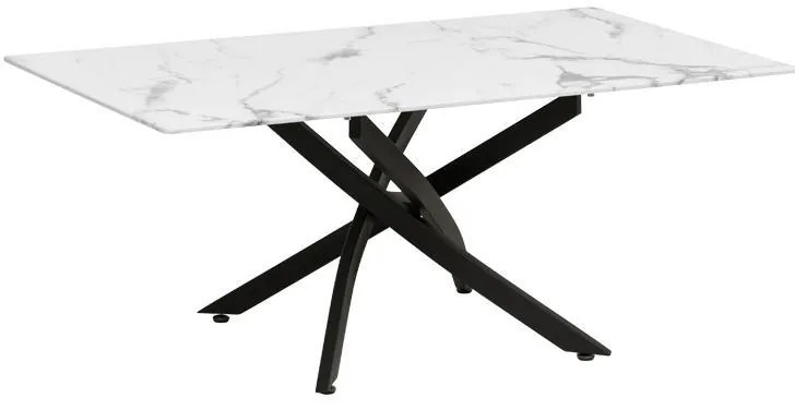 Τραπεζάκι Σαλονιού 102 Fylliana Μάρμαρο - Μαύρο 110x60x45 εκ. 110x60x45 εκ.