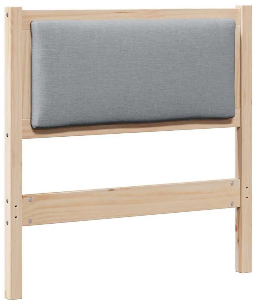 vidaXL Κεφαλάρι Άλλο Καφέ 80 cm Μασίφ ξύλο πεύκου