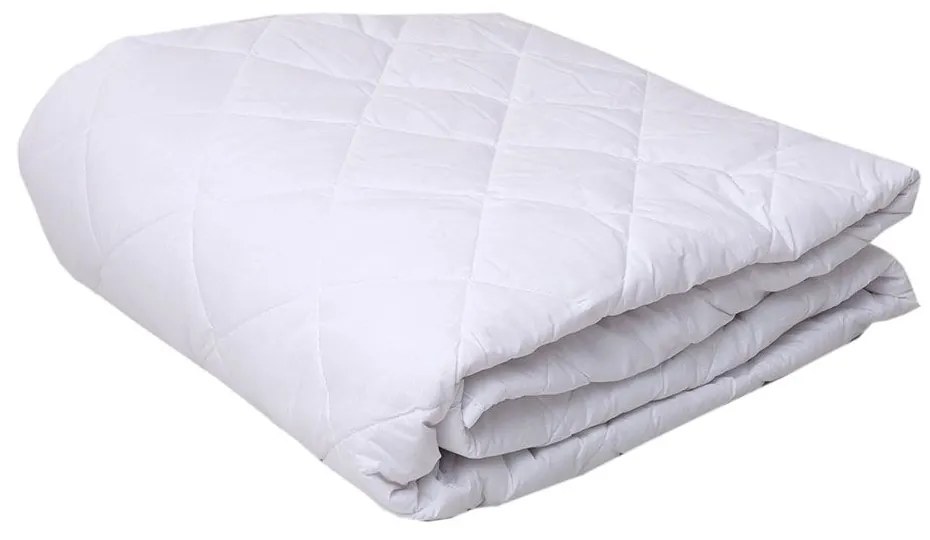 Κουβερλί Polycotton Ελαφρύ White Viopros Queen Size 220x240cm Silicon Fiber
