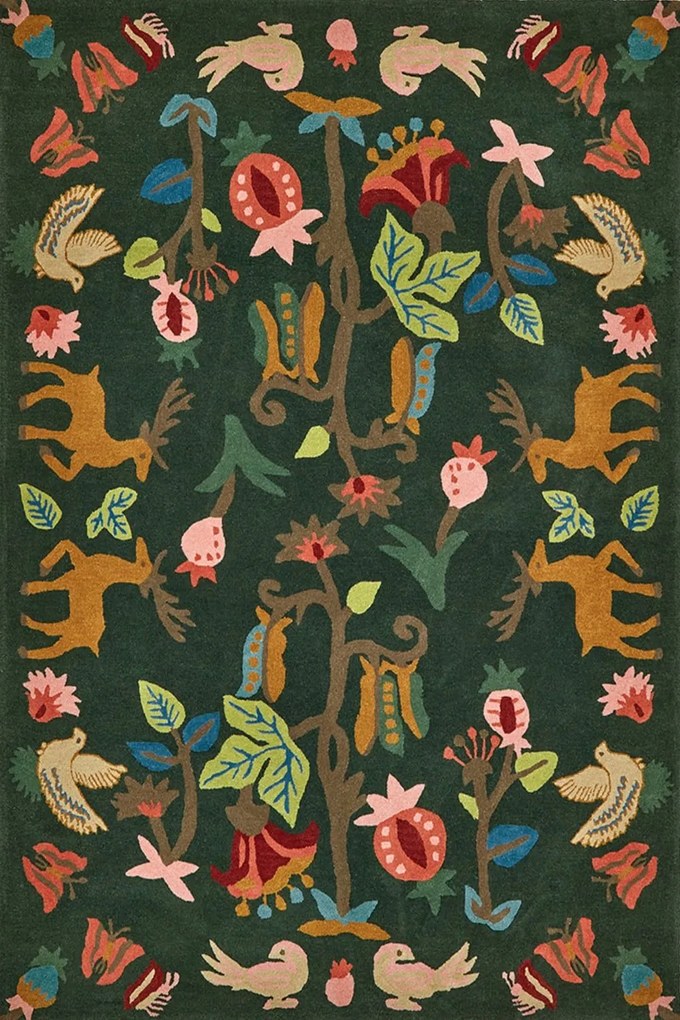 Χαλί Forest Of Dean 146907 Forest Green Sanderson 140X200cm