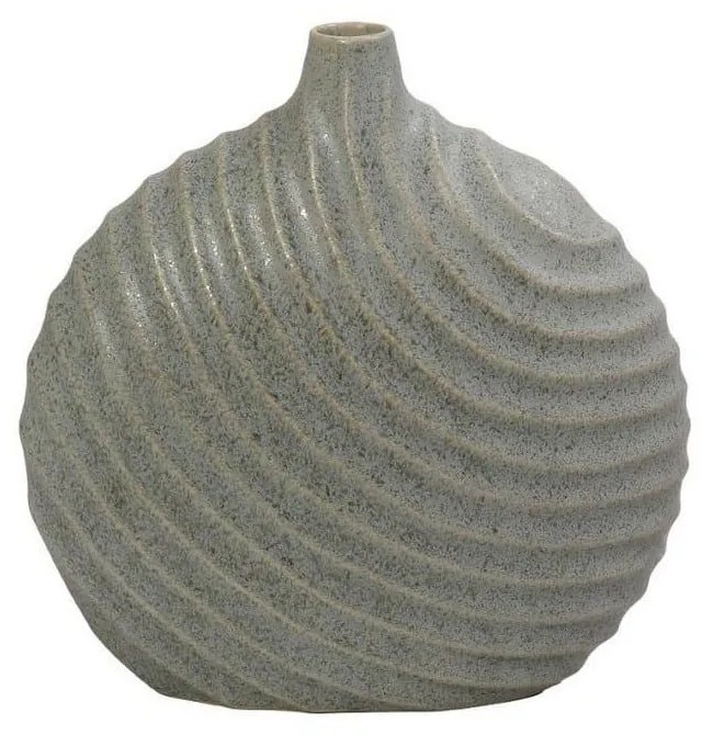 Βάζο TAS208 21,5x8,5x20,7cm Grey Espiel Κεραμικό