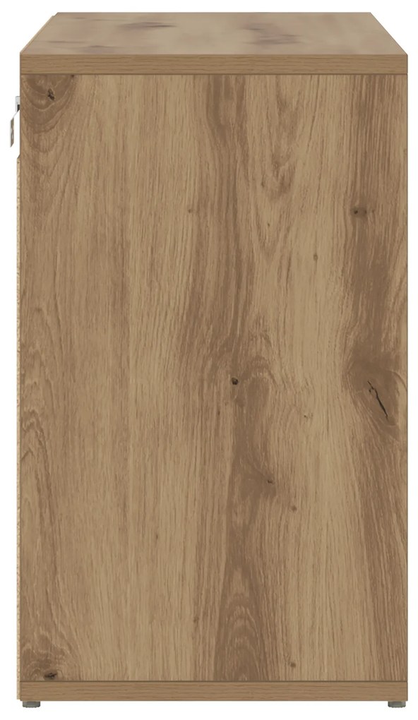 vidaXL Ντουλάπα Παπουτσιών με ράφι artisan δρυς 103x30x51 εκ