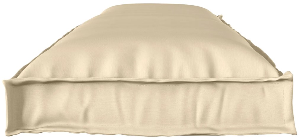 vidaXL Μαξιλάρια Παλέτας για Πάγκο 2 τεμ Μπεζ 150x40x8 εκ Υφάσματος Oxford