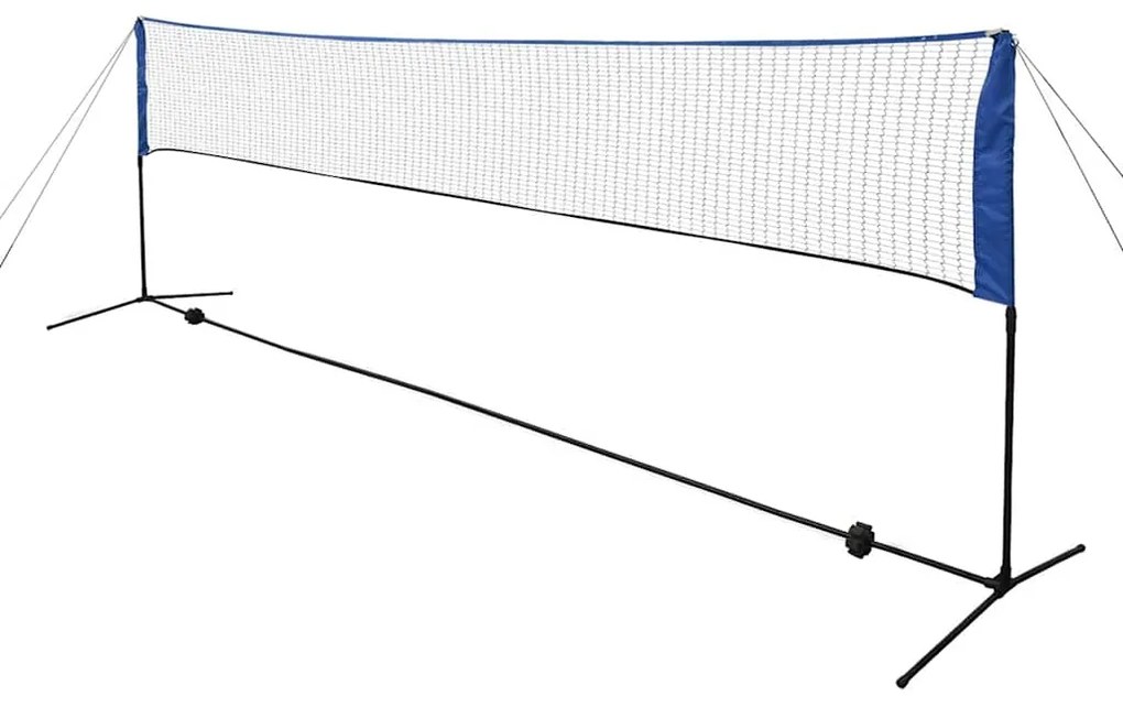 vidaXL Σετ Φιλέ Μπάντμιντον 500 x 155 εκ. με Μπαλάκια Μπάντμιντον