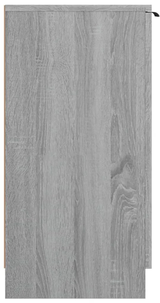 vidaXL Παπουτσοθήκη Γκρι Sonoma 59x35x70 εκ. από Επεξεργασμένο Ξύλο