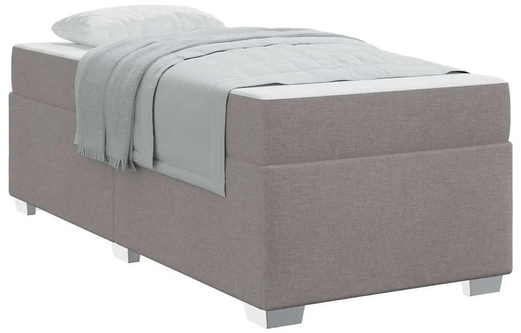 vidaXL Σκελετός Κρεβατιού Άλλο Taupe 80 x 200 cm ύφασμα