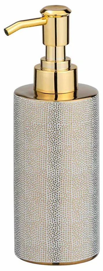Δοχείο Κρεμοσάπουνου 300ml Wenko Nuria White/Gold 24185100