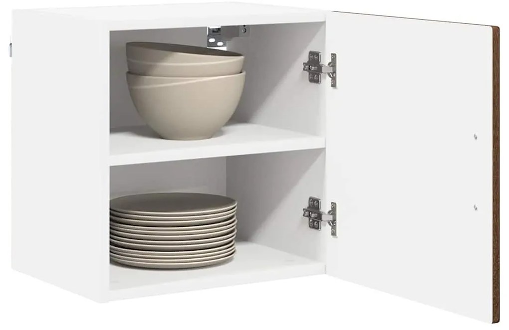 vidaXL Κρεμαστό ντουλάπι κουζίνας με ράφι Καφέ δρυς 40 x 31 x 40 εκ.