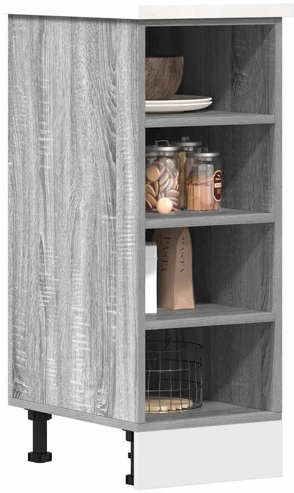 vidaXL Ντουλάπι "Riga" Γκρι Sonoma 30x44,5x81,5 εκ. από Τεχνητό Ξύλο