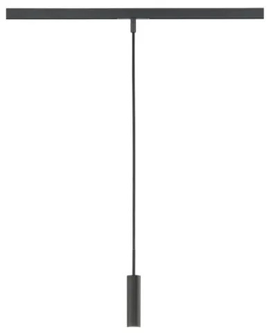 Κρεμαστό Φωτιστικό Ράγας LED Μαύρο HV Track Lina Stina 870009 Fischer Honsel-870009-Μαύρο 870009