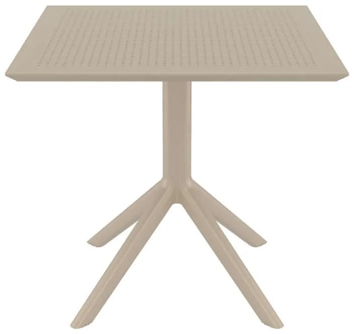 Τραπέζι Sky 80X80X74 Dove grey Dove