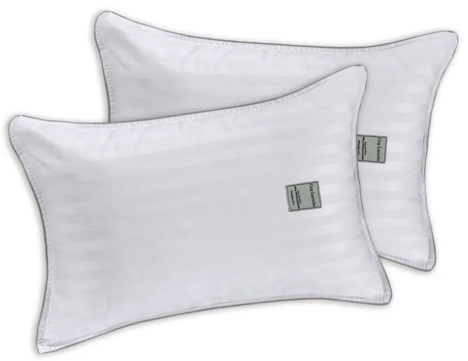 Μαξιλάρια Ύπνου (Σετ 2τμχ) 3D Πλενόμενο White Guy Laroche 50Χ70 Microfiber